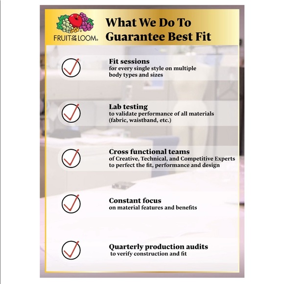 Fruit of the Loom 6 tag free A shirts - Picture 4 of 4